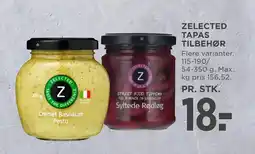 MENY ZELECTED TAPAS TILBEHØR tilbud