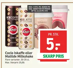SPAR Cocio Iskaffe eller Matilde Milkshake tilbud
