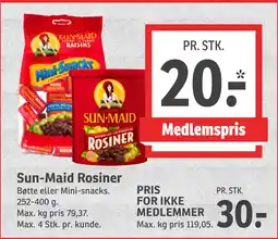 SPAR Sun-Maid Rosiner tilbud