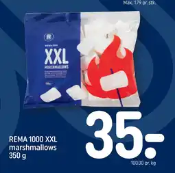 REMA 1000 REMA 1000 XXL marshmallows 350 g tilbud