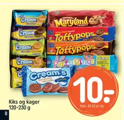 REMA 1000 Kiks og kager 120-230 g tilbud