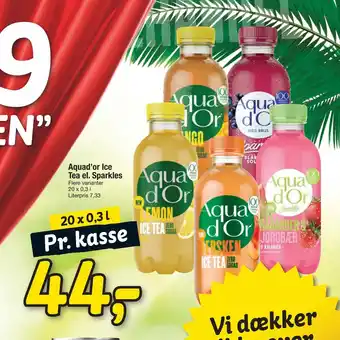 Fakta Tyskland Aquad’or Ice Tea el. Sparkles tilbud