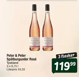 Fakta Tyskland Peter & Peter Spätburgunder Rosé tilbud