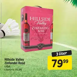 Fakta Tyskland Hillside Valley Zinfandel Rosé tilbud