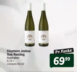 Fakta Tyskland Claymore Joshua Tree Riesling tilbud