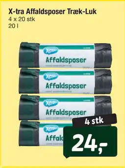 Fakta Tyskland X-tra Affaldsposer Træk-Luk tilbud