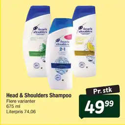 Fakta Tyskland Head & Shoulders Shampoo tilbud