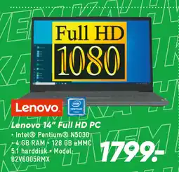Bilka Lenovo 14” Full HD PC tilbud