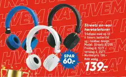 Bilka Streetz on-ear høretelefoner tilbud