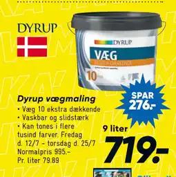Bilka Dyrup vægmaling tilbud