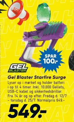 Bilka Gel Blaster Starfire Surge tilbud