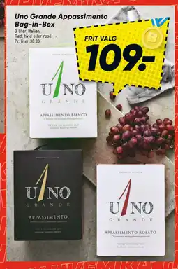 Bilka Uno Grande Appassimento Bag-in-Box tilbud