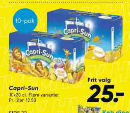 Bilka Capri-Sun tilbud