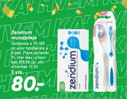 Bilka Zendium mundpleje tilbud