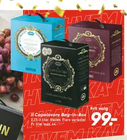 Bilka Il Capolavoro Bag-in-Box tilbud