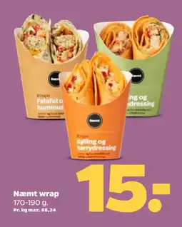 Netto Næmt wrap tilbud