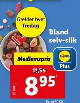 Lidl Bland selv-slik tilbud