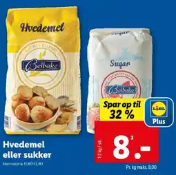 Lidl Hvedemel eller sukker tilbud