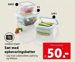 Lidl Sæt med opbevaringsbøtter tilbud