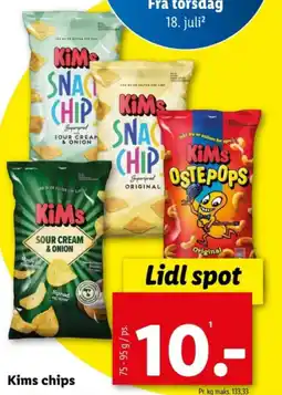 Lidl Kims chips tilbud