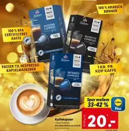 Lidl Kaffekapsler tilbud