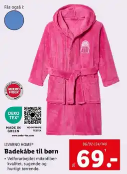 Lidl Badekåbe til børn tilbud