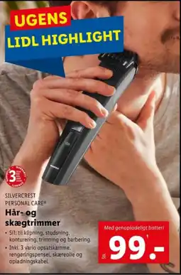 Lidl Hår-og skægtrimmer tilbud