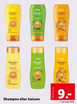 Lidl Shampoo eller balsam tilbud