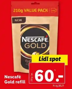 Lidl Nescafé Gold refill tilbud