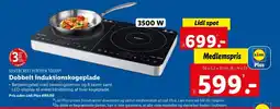Lidl Dobbelt induktionskogeplade tilbud