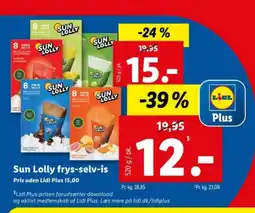 Lidl Sun Lolly frys-selv-is tilbud