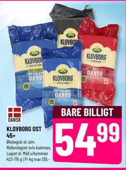 Løvbjerg KLOVBORG OST 45+ tilbud