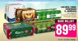 Løvbjerg CARLSBERG, TUBORG, KRONENBOURG EL. GRIMBERGEN tilbud