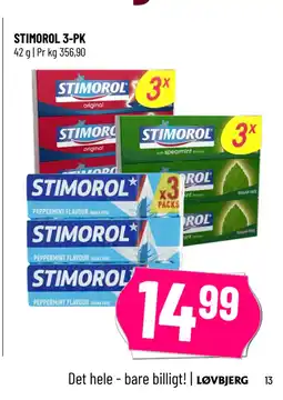 Løvbjerg STIMOROL 3-PK tilbud