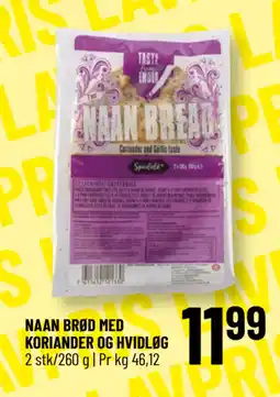 Løvbjerg NAAN BRØD MED KORIANDER OG HVIDLØG tilbud