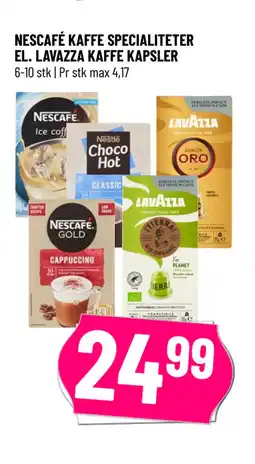 Løvbjerg NESCAFÉ KAFFE SPECIALITETER EL. LAVAZZA KAFFE KAPSLER tilbud