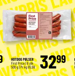 Løvbjerg HOTDOG PØLSER tilbud