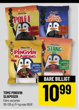Løvbjerg TOMS PINGVIN SLIKPOSER tilbud