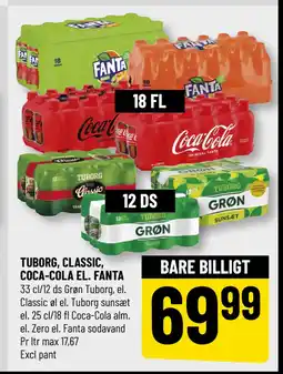 Løvbjerg TUBORG, CLASSIC, COCA-COLA EL. FANTA tilbud