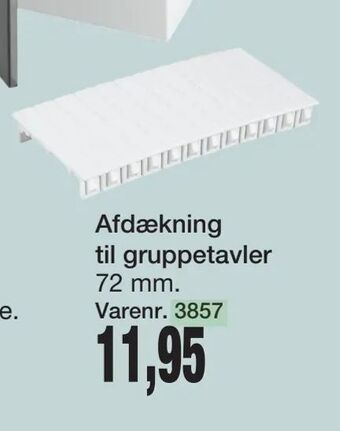 Afdækning til gruppetavler