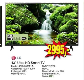 Harald Nyborg 43" Ultra HD Smart TV tilbud