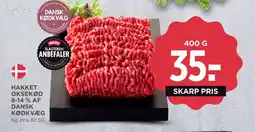 MENY Hakket oksekød 8-14% tilbud