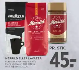 MENY Kaffe Formalet tilbud