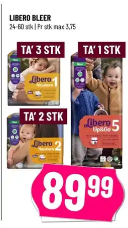 Løvbjerg Bleer str 2 3-6 kg tilbud