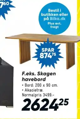 Bilka Havebord tilbud
