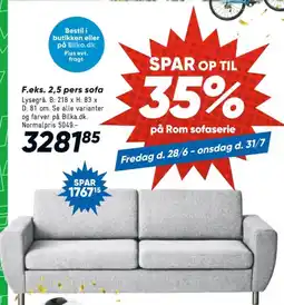 Bilka Sofa tilbud