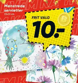 Bilka Servietter tilbud