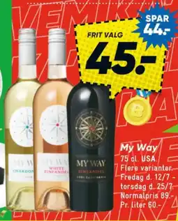 Bilka Californisk Hvidvin tilbud