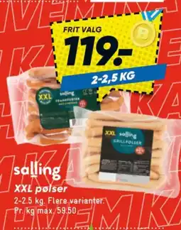 Bilka Frankfurter tilbud