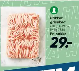 Bilka Hakket grisekød 4-7% tilbud
